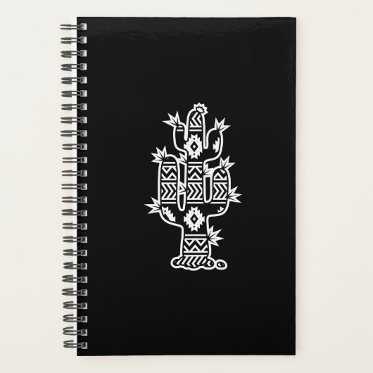 かわいいサボテンをテーマにした プランナー手帳 (正面)