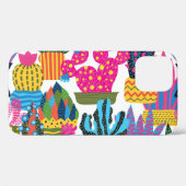 かわいいサボテンカラフル:シームレスなおもしろい Case-Mate iPhoneケース (裏面 (横))