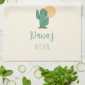 かわいいサボテン南西キッチンタオル キッチンタオル (折り畳み)