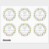 かわいいサボテン自然多肉パターンキッチン ラウンドシール (シート)