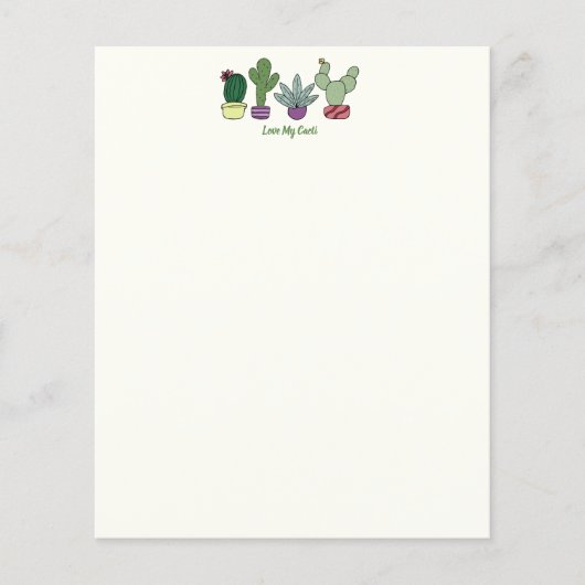 かわいいサボテン鉢植え私のサボテンが大好き (正面)