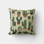 かわいいサボテン クッション (正面)