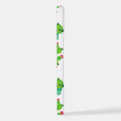 かわいいサボテン、グリーンサボテン、サボテン柄 iPhoneケース (右側面)