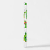 かわいいサボテン、グリーンサボテン、サボテン柄 iPhoneケース (左側面)