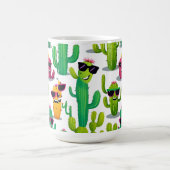 かわいいサボテン コーヒーマグカップ (中央)