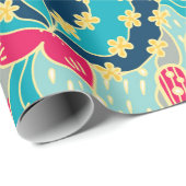 かわいいサボテン。シームレスカラフルなパターン。  ラッピングペーパー (ロールコーナー)