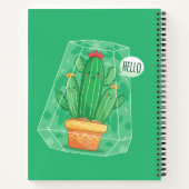 かわいいサボテン ノートブック (裏面)