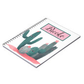 かわいいサボテン ノートブック (左側)