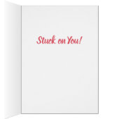 かわいいサボテン、バレンタインデーの挨拶 (内側 (右))