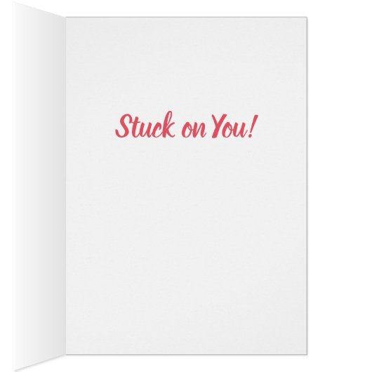 かわいいサボテン、バレンタインデーの挨拶 (内側 (右))