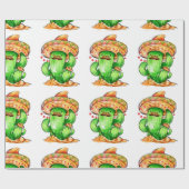 かわいいサボテン ラッピングペーパー (フラット)