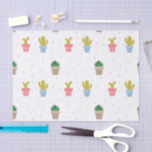 かわいいサボテン 薄葉紙 (クラフト)