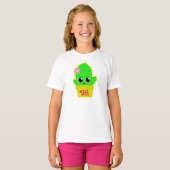 かわいいサボテン Tシャツ (正面フル)