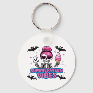 かわいいサマーウィーンビーブスケートアイスクリームSummer Vac キーホルダー