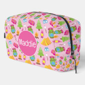 かわいいサマーキャンプパターン ドップキット (右コーナー)