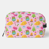 かわいいサマーキャンプパターン ドップキット (裏面)