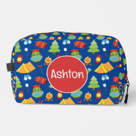 かわいいサマーキャンプパターン ドップキット