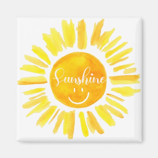 かわいいサマーバカイモードサンシャイン マグネット (正面)