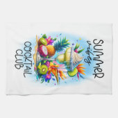 かわいいサマービーブカクテルクラブ キッチンタオル (横)