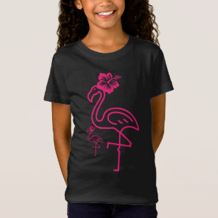 かわいいサマーフラミガーリーンゴ Tシャツ