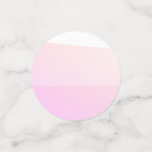 かわいいサメと海ピンクホワイト |赤ちゃんシャワー コンフェッティ (スモール正面)