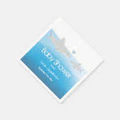 かわいいサメと海 |ベビーシャワー紙ナプキンス スタンダードカクテルナプキン (角)