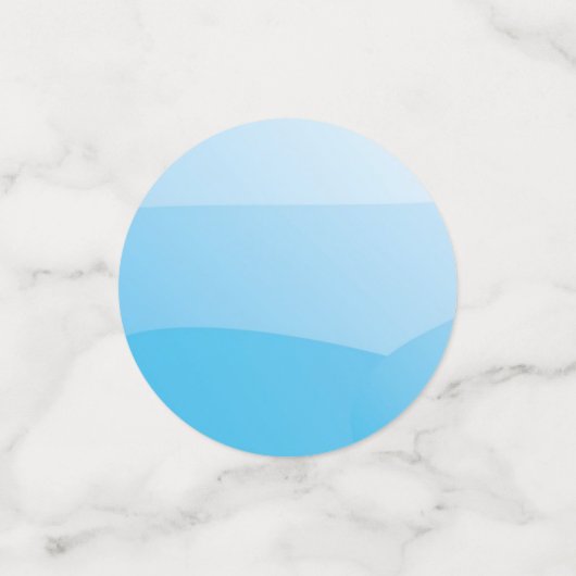 かわいいサメと海 |赤ちゃんシャワー コンフェッティ (スモール正面)