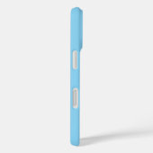 かわいいサメのイラスト 大きな目で幸せな表情の海洋動物 Case-Mate iPhoneケース (裏面 / 右)