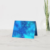 かわいいサメの男の子の誕生日 サンキューカード (裏面)