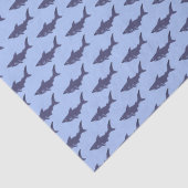 かわいいサメの赤ちゃん 水彩 ブルー 誕生日 子供 薄葉紙 (詳細)