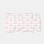 かわいいサメピンク白 |赤ちゃんシャワーお気に入りボックス フェイバーボックス (折り畳みなし)