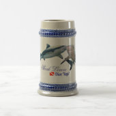 かわいいサメ好きのためのショットグラス ビールジョッキ (中央)