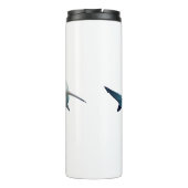 かわいいサメ好きのグラスを撮る タンブラー (裏面)