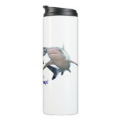 かわいいサメ好きのグラスを撮る タンブラー (回転右)