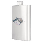 かわいいサメ好きのグラスを撮る フラスク (左)