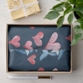 かわいいサメ好きパターン 薄葉紙 (ギフト)