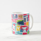 かわいいサメ種クリスマスマグカップ コーヒーマグカップ (正面右)