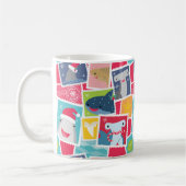 かわいいサメ種クリスマスマグカップ コーヒーマグカップ (左)