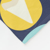 かわいいサメ種フリースブランケット フリースブランケット (角)