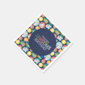 かわいいサメ種 スタンダードカクテルナプキン (角)