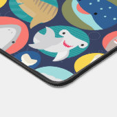 かわいいサメ種 デスクマット (コーナー)