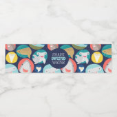 かわいいサメ種 ペットボトルラベル (シングルラベル)