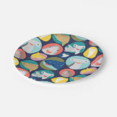 かわいいサメ種 ペーパープレート (アングル)