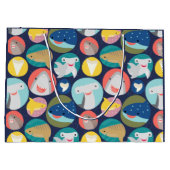 かわいいサメ種 ラージペーパーバッグ (裏面)