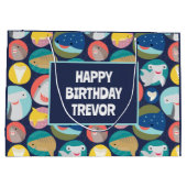 かわいいサメ種 ラージペーパーバッグ (裏面)