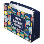 かわいいサメ種 ラージペーパーバッグ (裏面アングル)