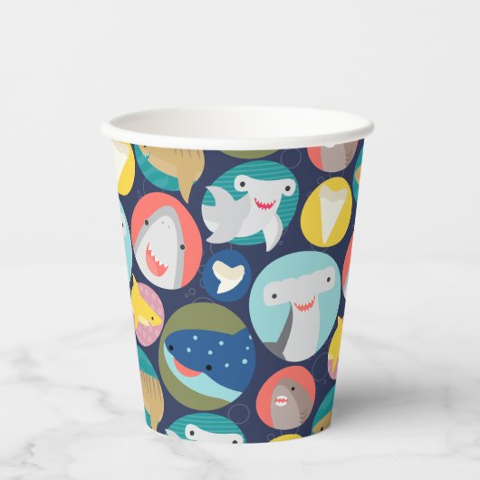 かわいいサメ種 紙コップ (正面)