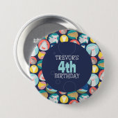 かわいいサメ種 缶バッジ (正面&裏面)