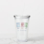 かわいいサメ アクリルタンブラー (裏面)