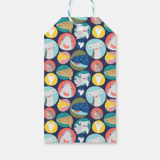 かわいいサメ ギフトタグ (裏面)